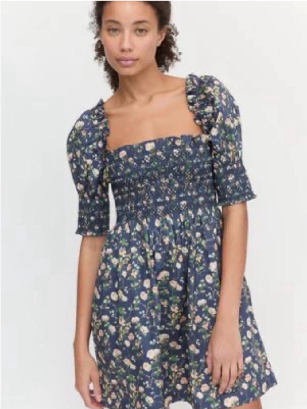 Hill House Home Lila Nap Dress Bluebonnet XS nwot